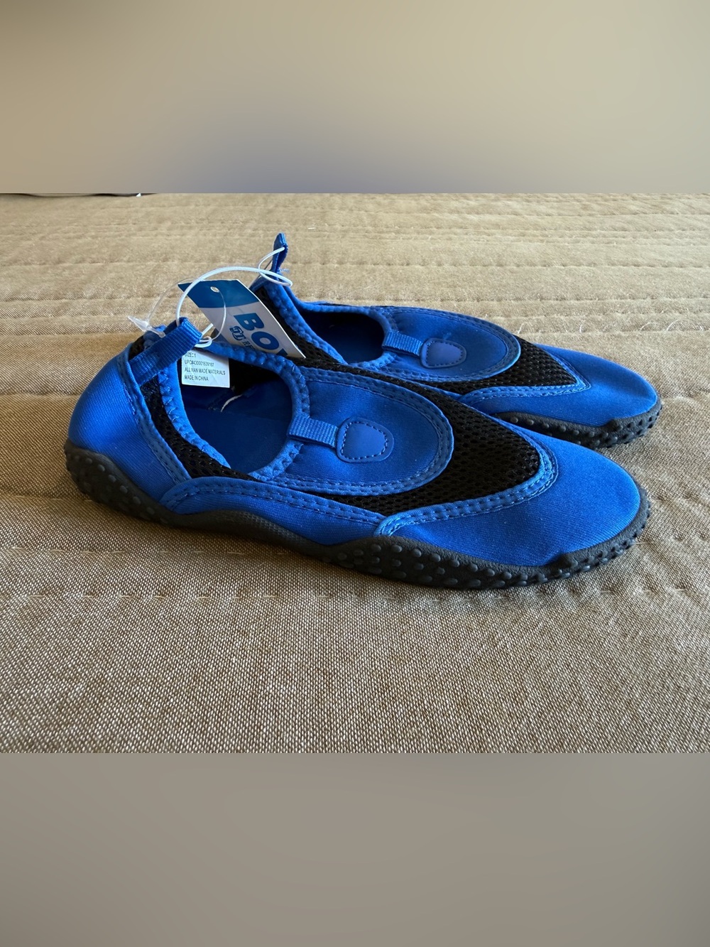 Blue and Black Kids Water Shoes